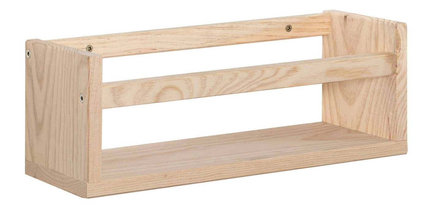 Astigarraga Kit Line Wandregal Gewürzregal Küchenregal Wandregal Holzregal mit Holzstrebe, Gewürzregal zur Wandmontage, 15 x 40 x 15 cm Bild 4