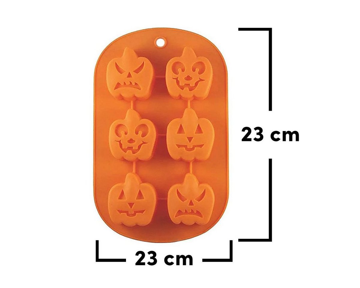Metamorph Backform Kürbis Silikon Muffin Backform - Halloween Keks, Halloween Keks Bild 5