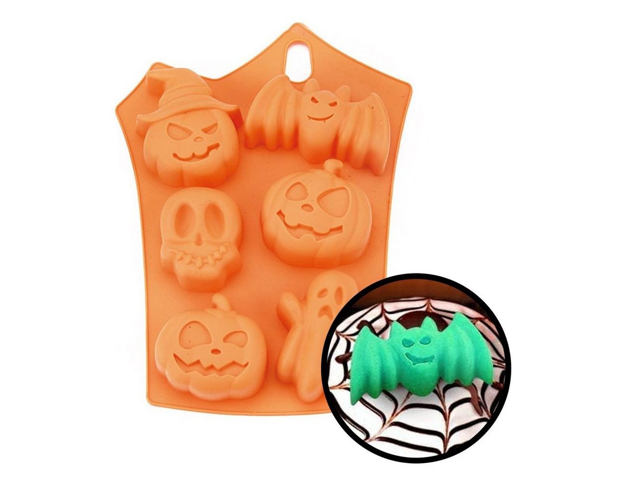 Metamorph Backform Halloween Figuren Silikonform 6fach Halloween Deko Bild 4