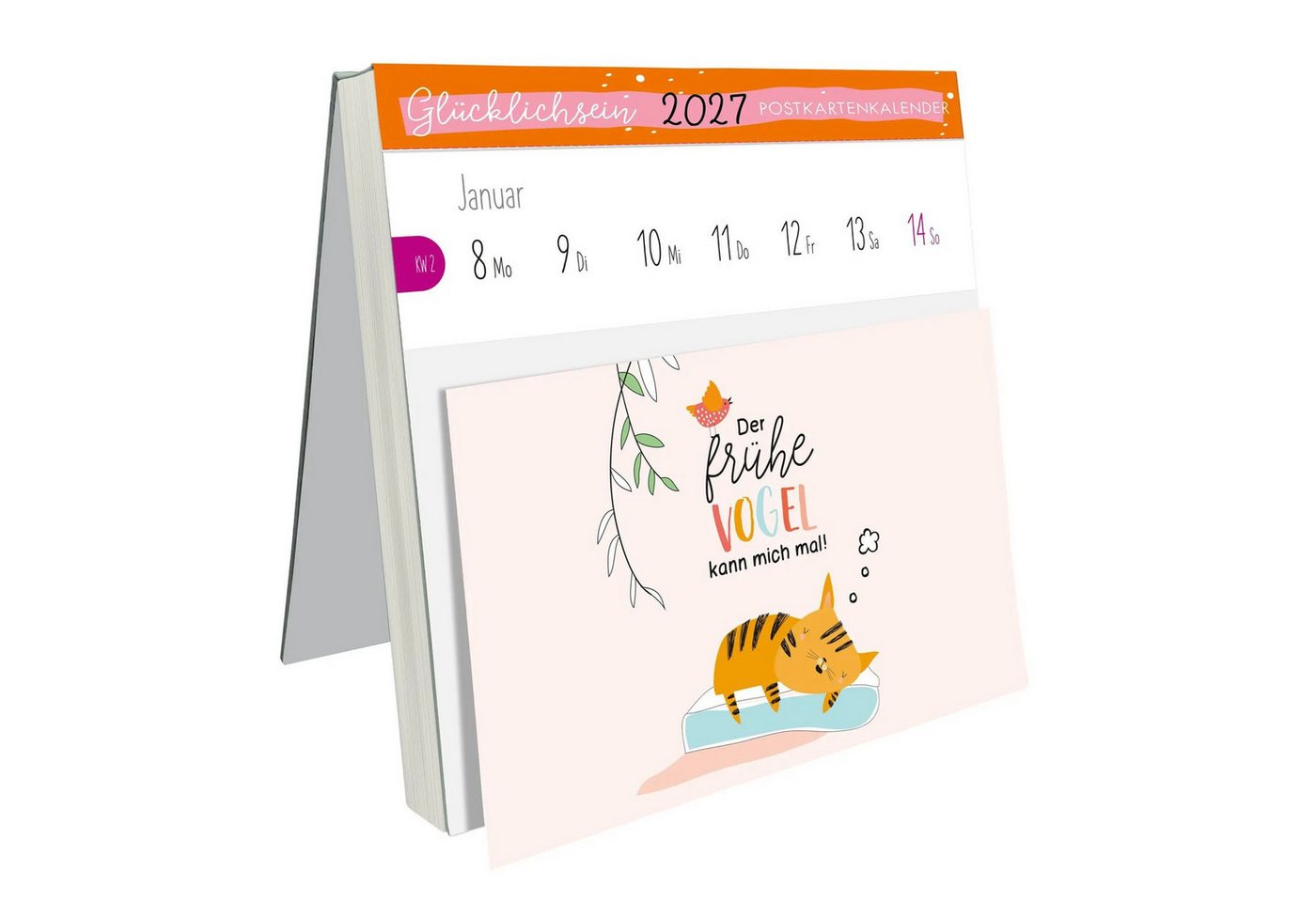 Lingen Tischkalender Postkartenkalender Glücklichsein 2027 by konfettiberlin Bild 2