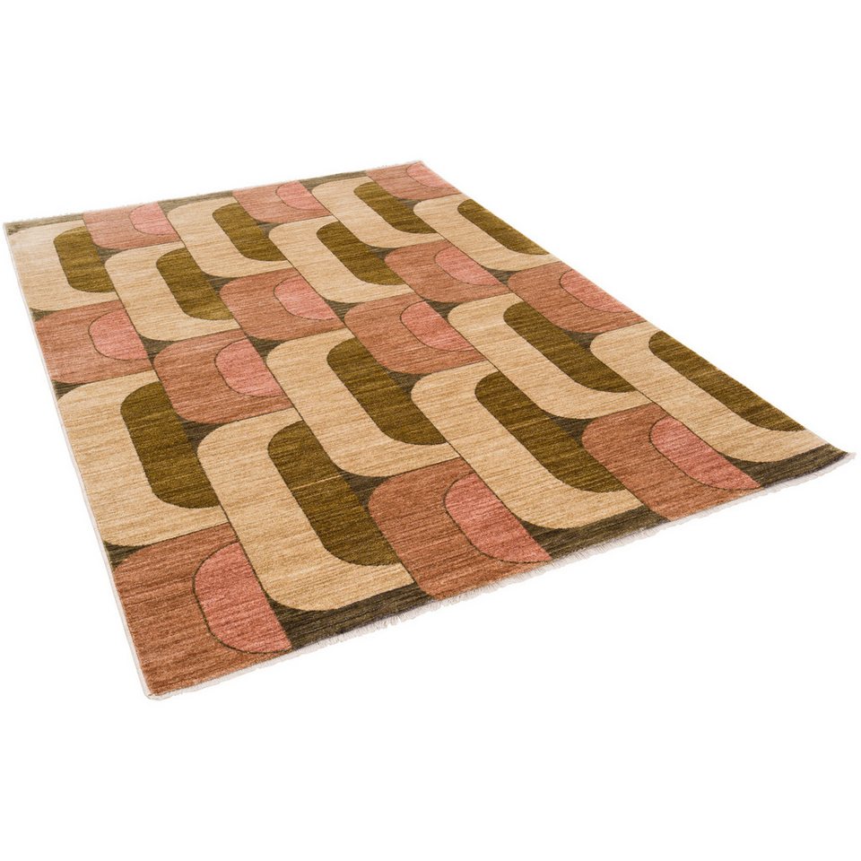 Pergamon Designteppich Teppich Vintage Valero, Rechteckig, Höhe: 10 mm