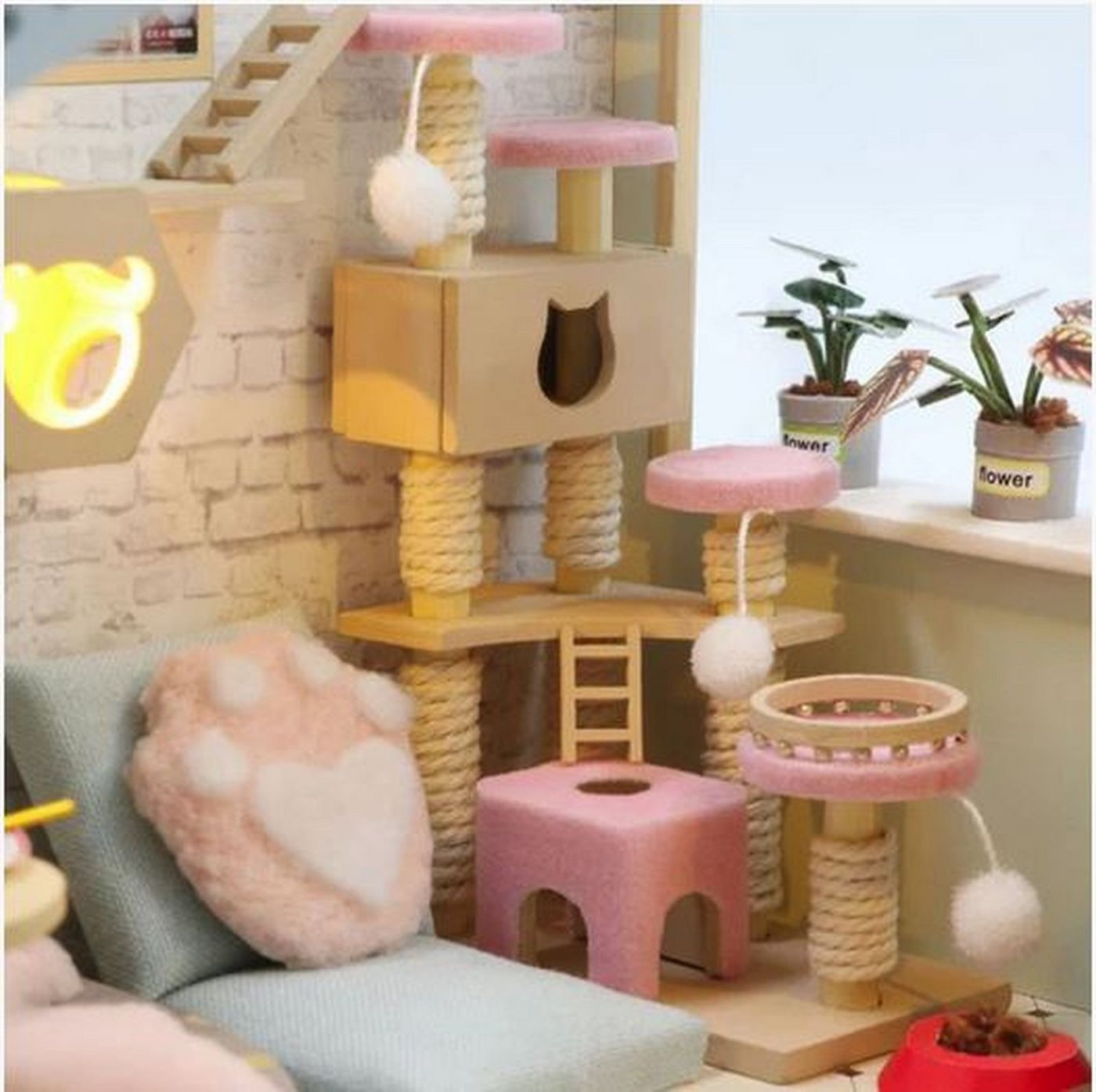 Figured'Art Kreativset DIY Miniatur-Sets, verschiedene Modelle
