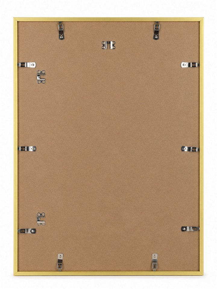 IDEAL TREND Bilderrahmen Kunststoff Bilderrahmen Modern Style mit gehärtetem Glas & Passepartou, für 1 Bilder (1 St), Hochwertiger Kunststoffrahmen mit gehärtetem Glas, MDF-Rückwand Bild 5