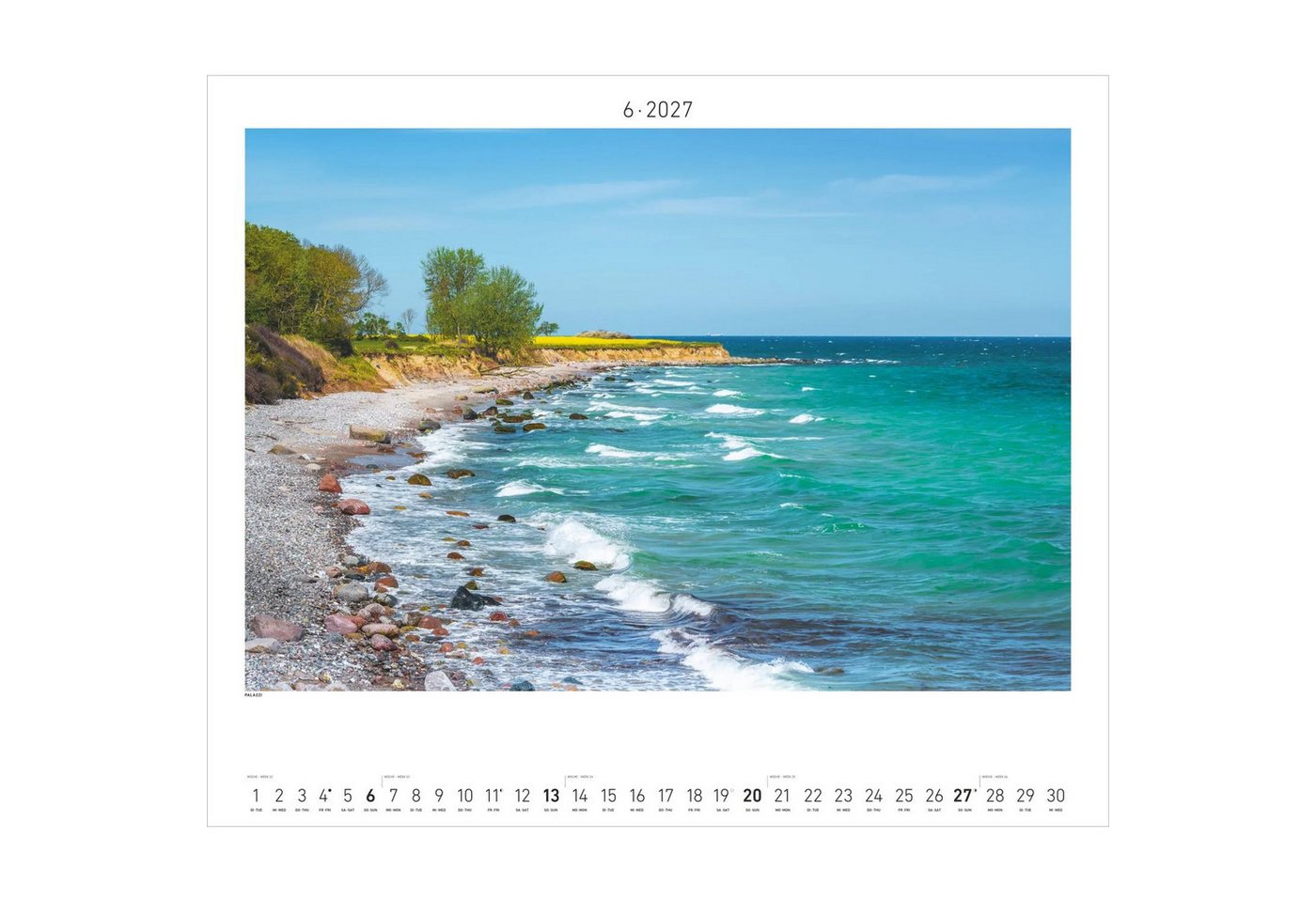 PALAZZI Wandkalender Nordisches Licht 2027 Bild 4