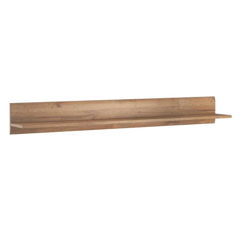 Lomadox Wandregal TURDA-83, Wandboard Regal in Eiche modern 180x22x23 cm Bild 2