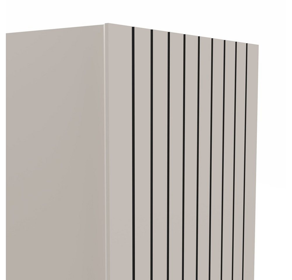 Raumhirsch Furniture Badkommode Mehrzweckschränke, Stauraumschrank, Midischränke, Badschrank (Maße 31 x 29,5 x 135 (H) cm, 1 Tür, 3 Fächer), Geriffelte Front, Wandmontage, Selbstmontage Bild 5