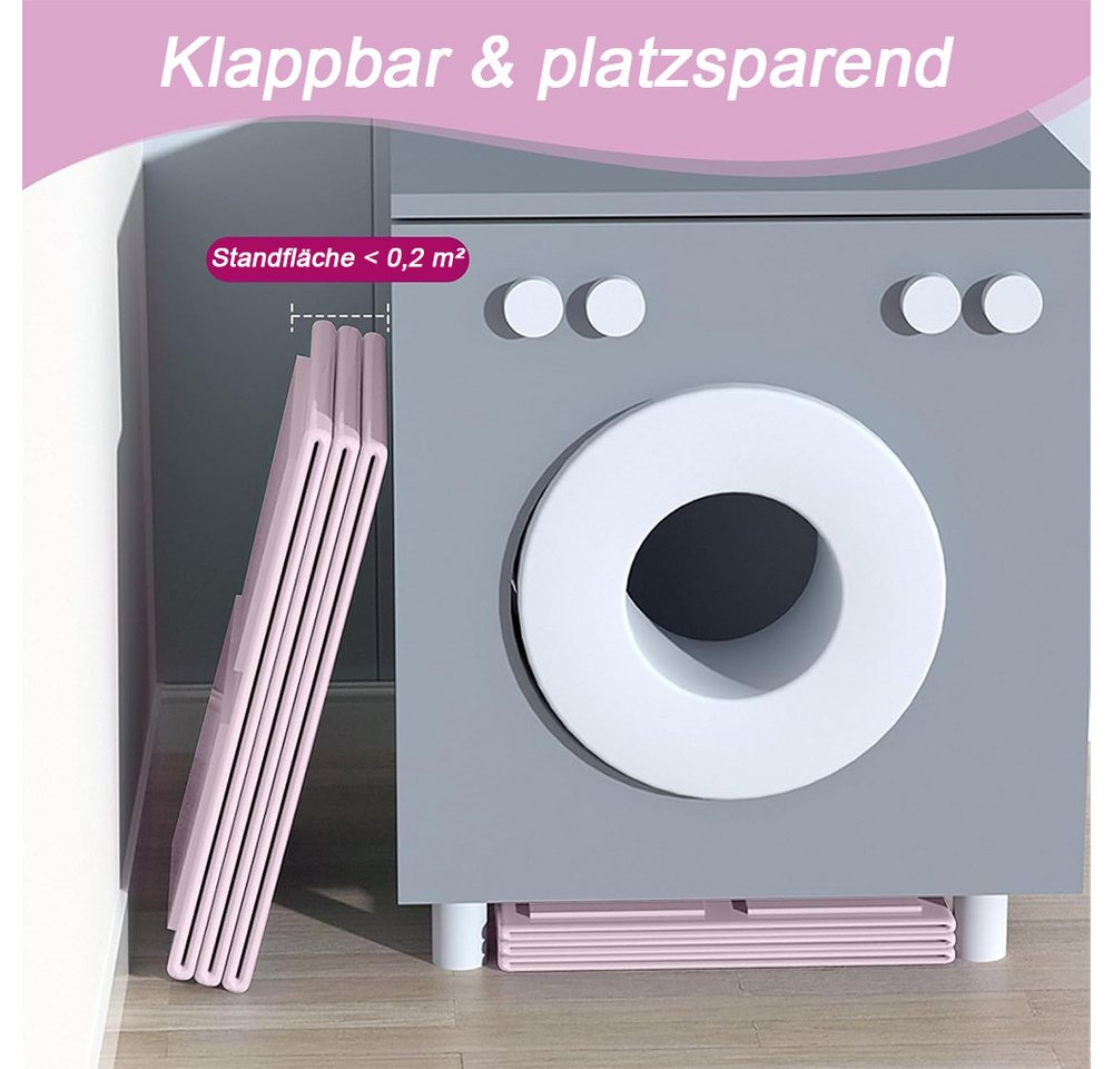 AFKSMILE Babybadewanne Faltbare tragbare Baby Badewanne,ohne Aufblasen für 0-6 Jahre,kompakt, Faltbare babybadewanne,baby pool,Leicht zu verstauen und tragbar Bild 3