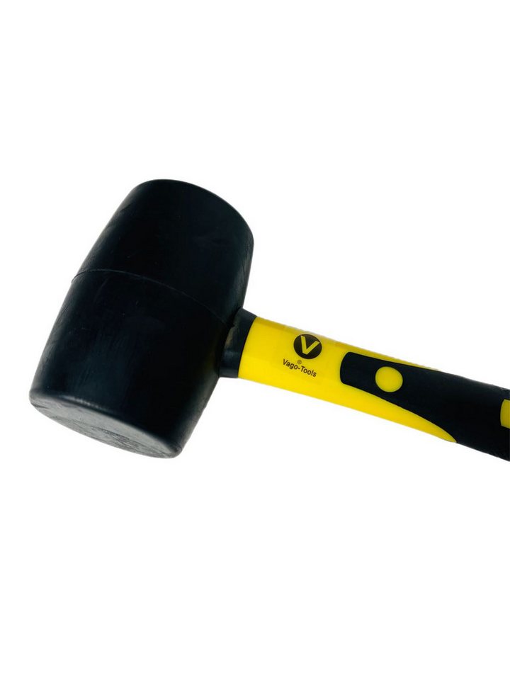VaGo-Tools Hammer Gummihammer Schonhammer 3 tlg Set 370/500/1200g Bild 3