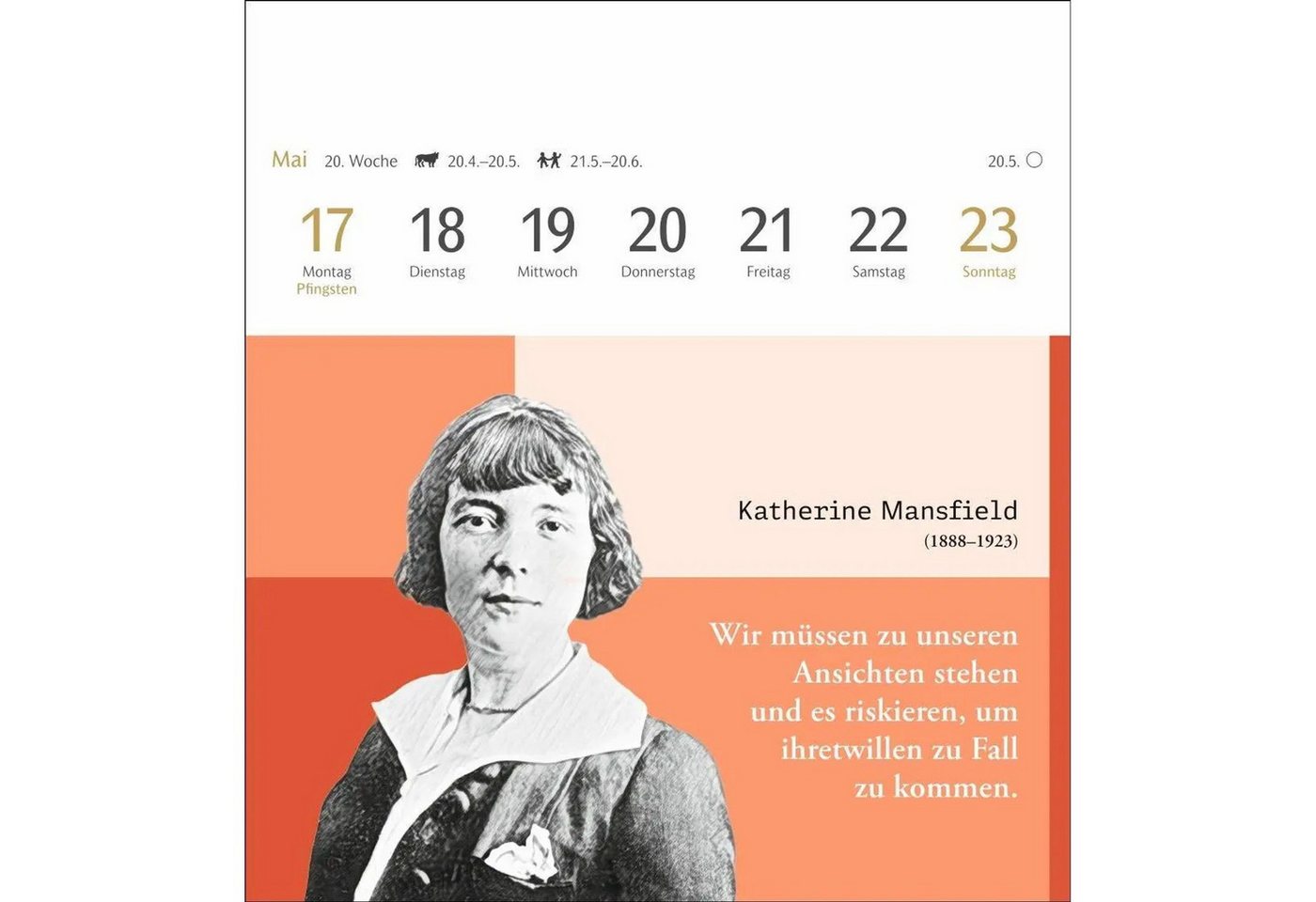 Harenberg Kalender Verlag Tischkalender Zeitlose Wahrheiten Postkartenkalender 2027 - Kalender mit 53... Bild 3