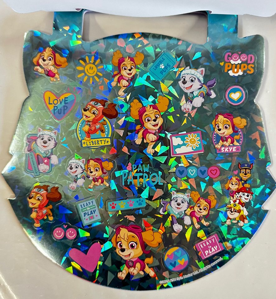 Nickelodeon Sticker Paw Patrol Aufkleber Buch mit Chase, Marshall, Rubble 50 Sticker bunt, (Set 1-tlg), Chase,Marshall,Rubble,Skye und Rocky Geschenke für Jungen und Mädchen Bild 5