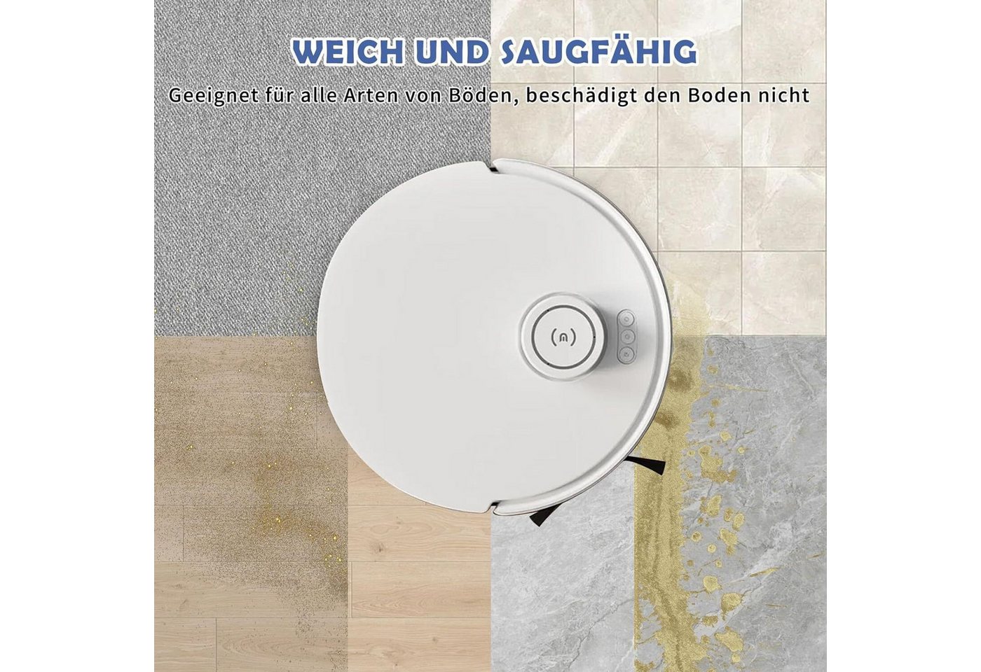 FELIXLEO Sparschäler ischtücher für ECOVACS DEEBOT X2 T20 T30 Omni Pro Combo Ersatzset, (1-tlg) Bild 5