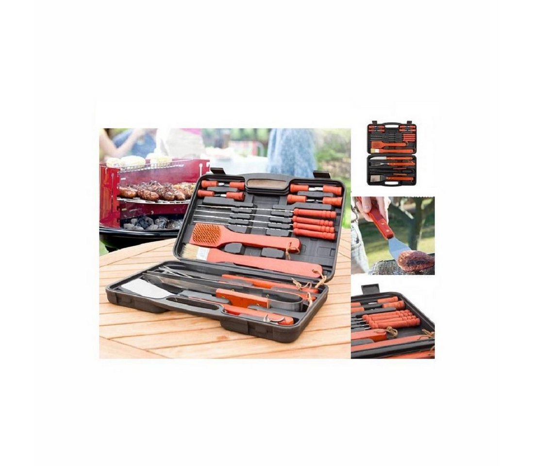 InnovaGoods Grillbesteck-Set BBQ Master Tools B1530174 Grillset 18-teilig, Grillkoffer, (18 tlg) Bild 4