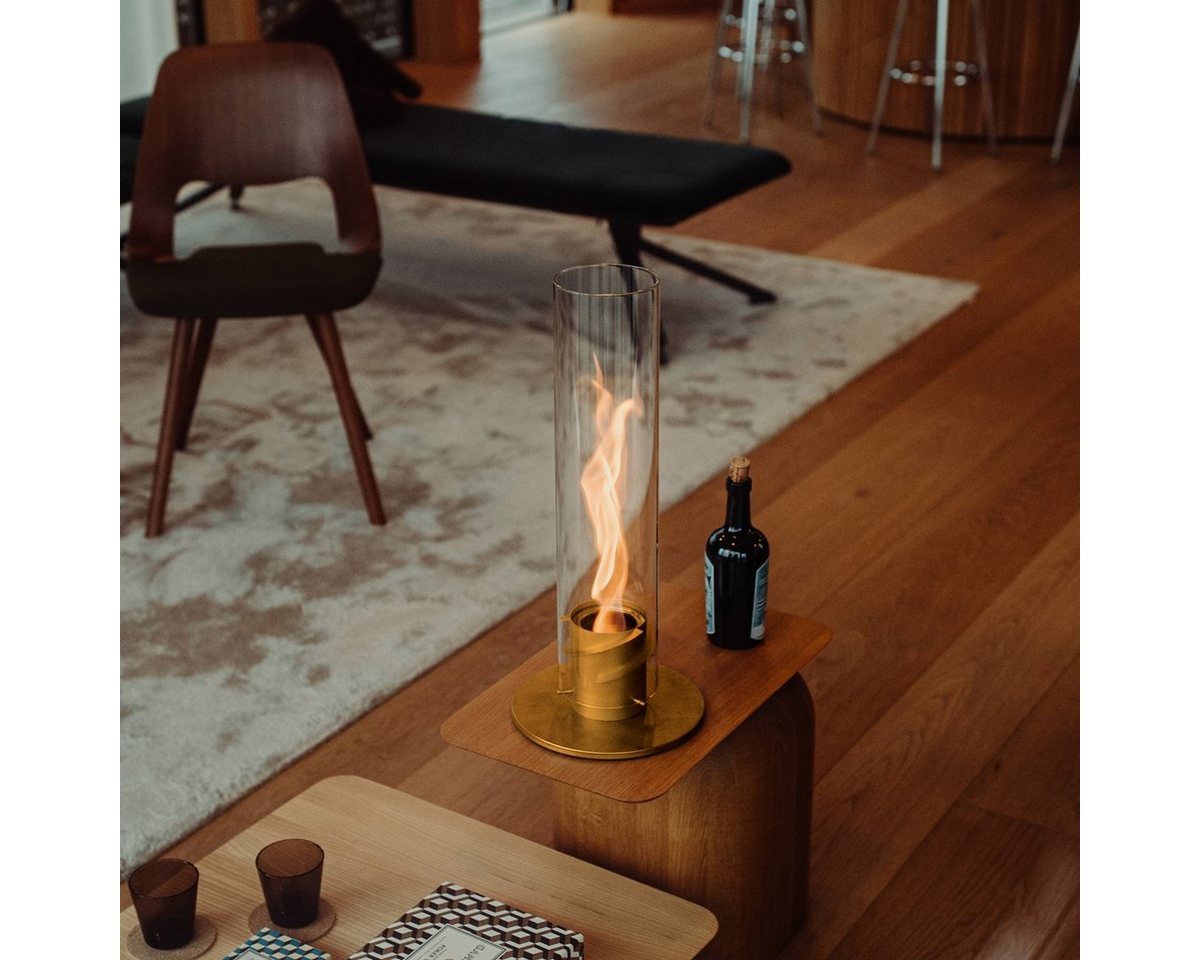 höfats Tischfeuer Glaszylinder SPIN classic (Ersatzteil für SPIN, Glaszylinder aus hitzebeständigem Borosilikatglas)