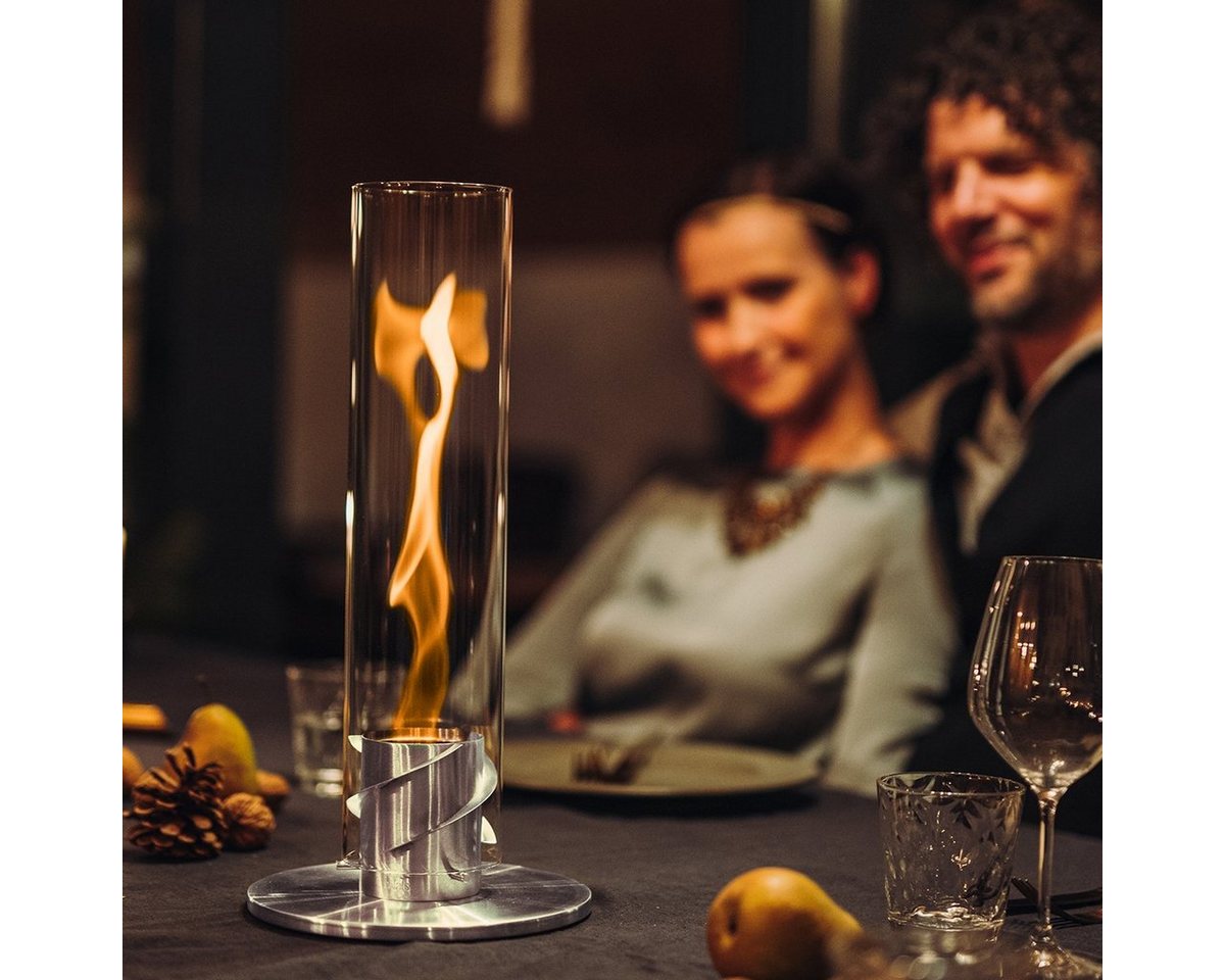 höfats Tischfeuer Glaszylinder SPIN classic (Ersatzteil für SPIN, Glaszylinder aus hitzebeständigem Borosilikatglas) Bild 2