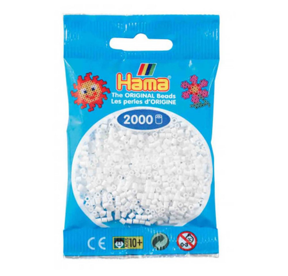 Hama Perlen Bügelperlen Hama Beutel mit 2000 Mini-Bügelperlen