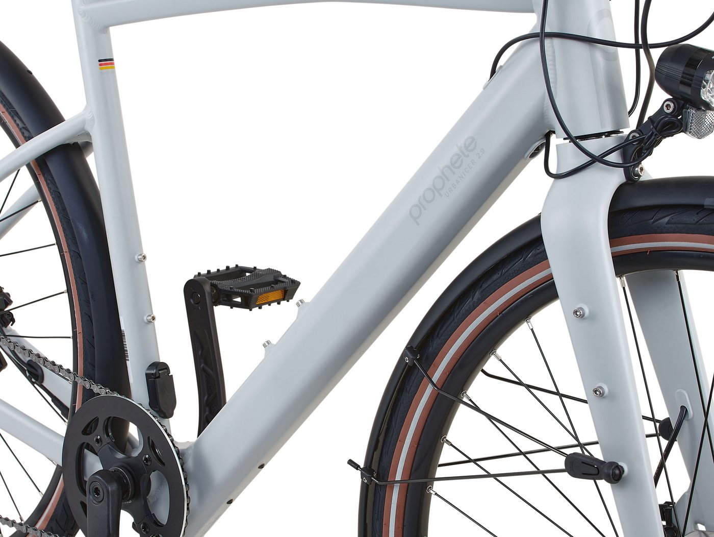 Prophete E-Bike Urbanbike Urbanicer 2.9, 9 Gang Shimano Alivio Schaltwerk, Kettenschaltung, Heckmotor, 360 Wh, Pedelec, Elektrofahrrad für Herren Bild 2