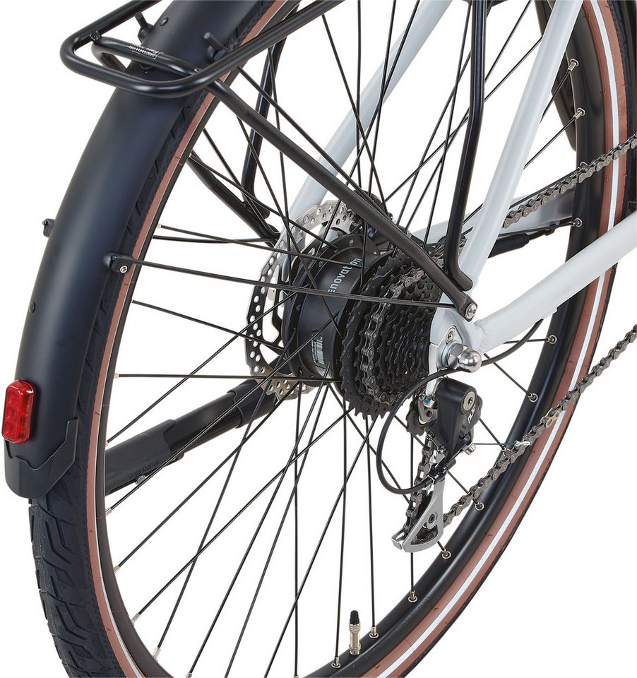 Prophete E-Bike Urbanbike Urbanicer 2.9, 9 Gang Shimano Alivio Schaltwerk, Kettenschaltung, Heckmotor, 360 Wh, Pedelec, Elektrofahrrad für Herren Bild 3