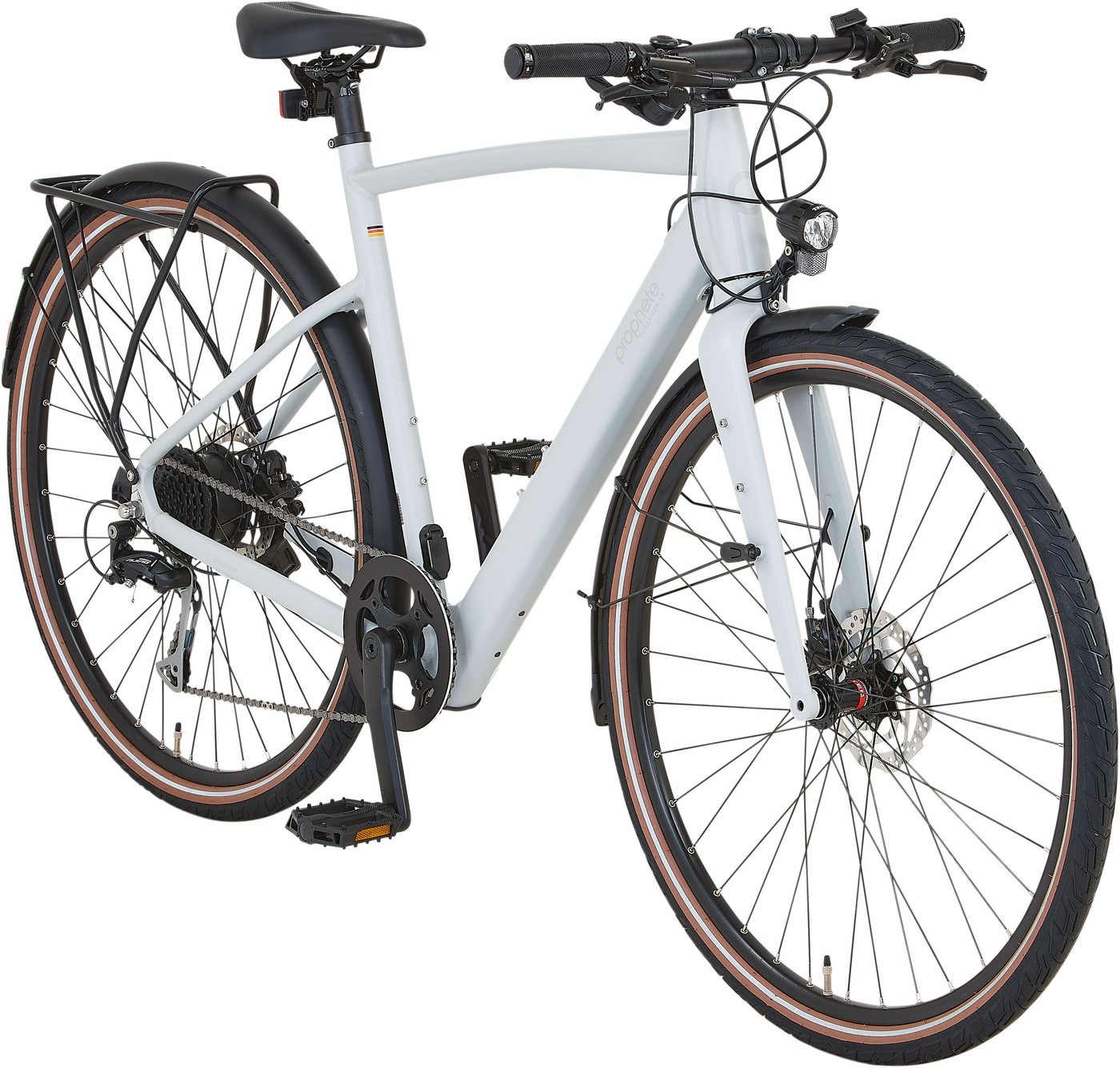 Prophete E-Bike Urbanbike Urbanicer 2.9, 9 Gang Shimano Alivio Schaltwerk, Kettenschaltung, Heckmotor, 360 Wh, Pedelec, Elektrofahrrad für Herren Bild 4