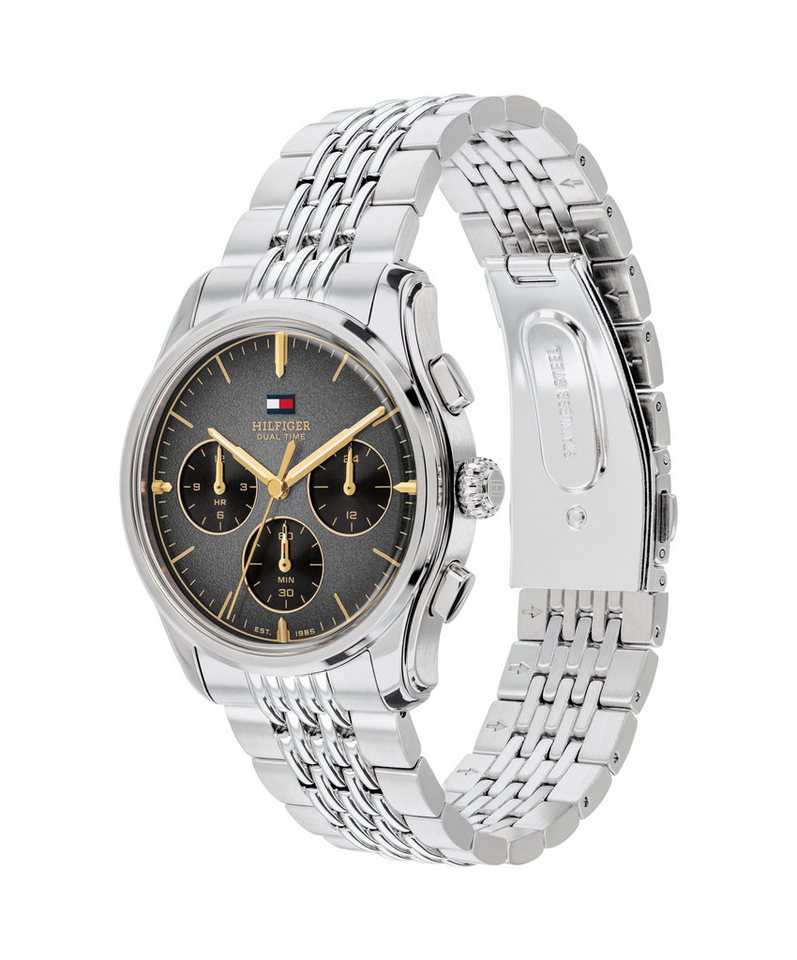 Tommy Hilfiger Multifunktionsuhr BRYANT 1710812, Quarzuhr, Armbanduhr, Damenuhr, Herrenuhr, Edelstahlarmband, analog Bild 2