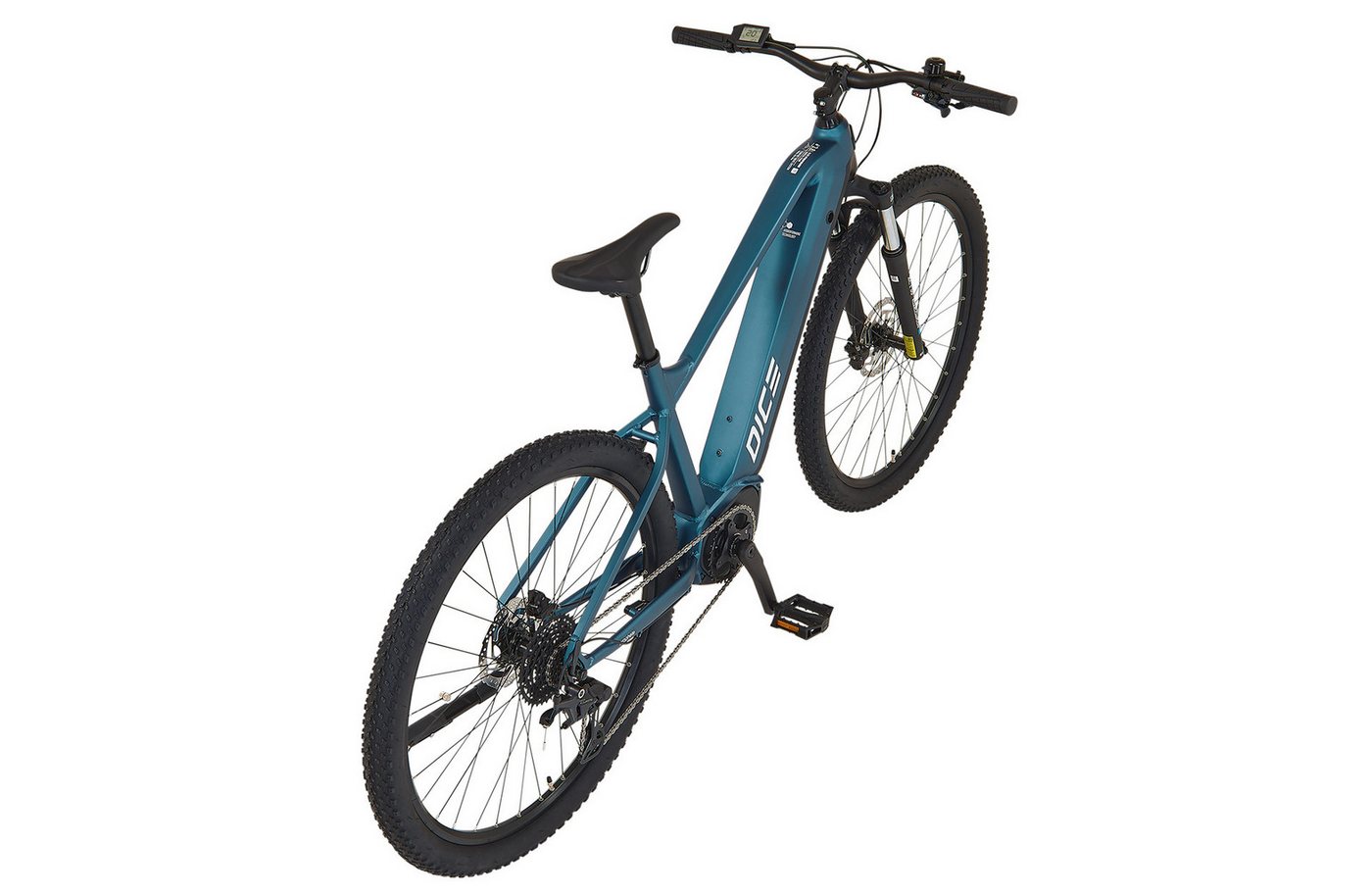 Prophete E-Bike Mountainbike Dice 3.8, 10 Gang Shimano Cues Schaltwerk, Kettenschaltung, Mittelmotor, 540 Wh, Pedelec, Elektrofahrrad für Damen und Herren, MTB Bild 5