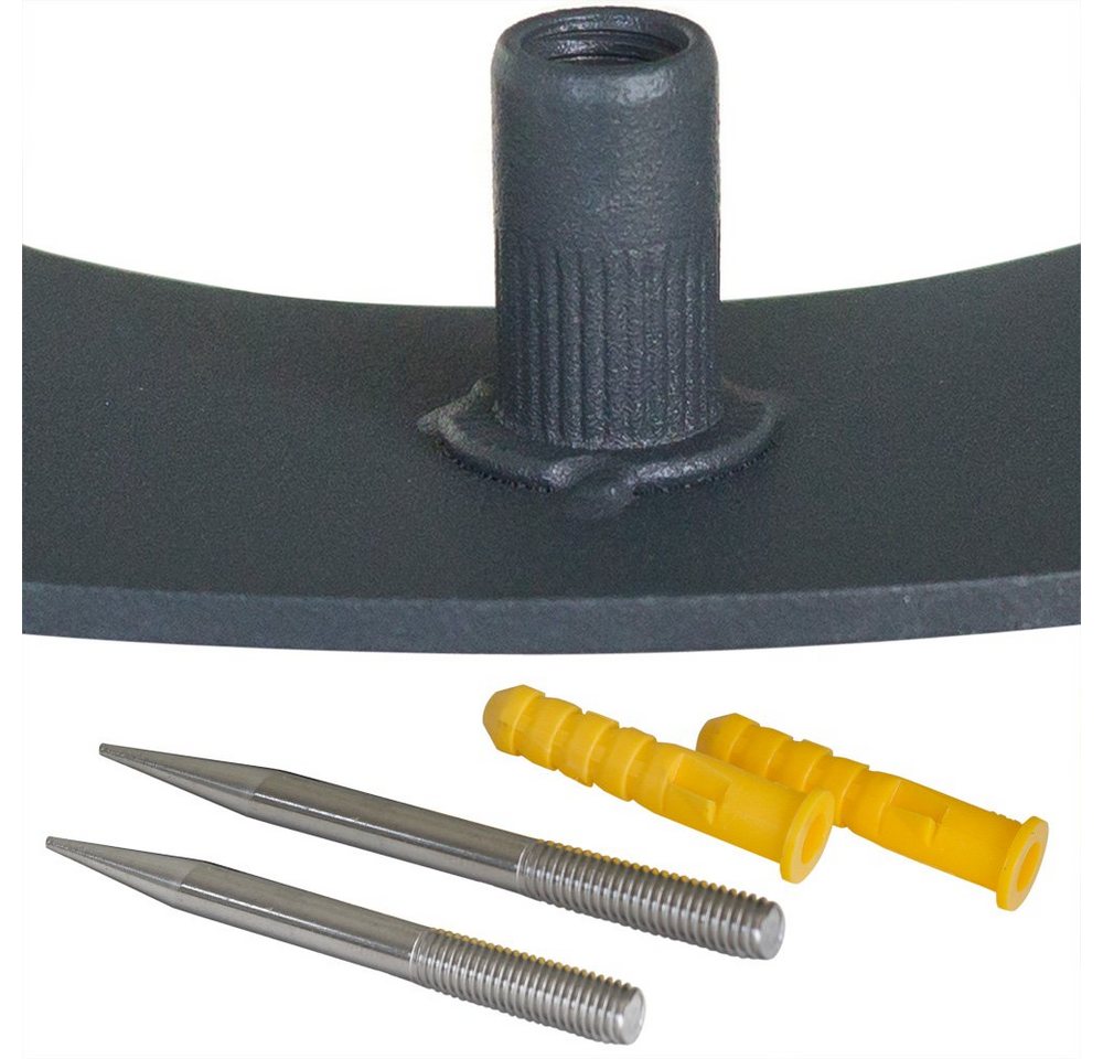 V2Aox Hausnummer Edelstahl Hausnummer Nummer "2" Hausnummernschild Anthrazit Matt 20 cm