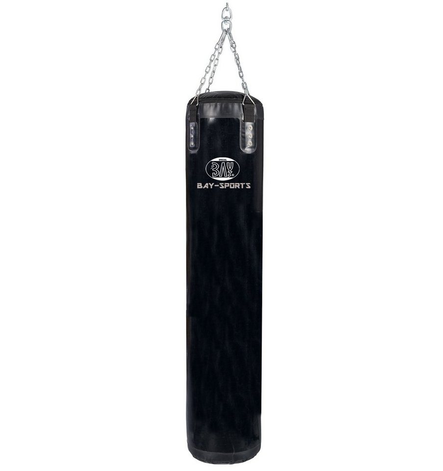 BAY-Sports Boxsack Sandsack 180 x 35 cm schwarz Kunstleder ungefüllt Bild 4