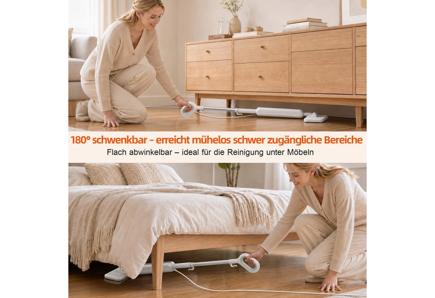 Forrlite Dampfreiniger 3000W, 9-in-1 Handdampfreiniger, 99,99 % Keimabtötung, 0 Chemikalien, 3000 W, 15 Sekunden Aufheizzeit,120 °C Dampfbesen,3-stufige Temperaturregelung,für Boden,Teppich, Fliesen und Grill.[Energieklasse A+], Steam Cleaner für Auto, Küche, Badezimmer, Fliesen, Fenstern