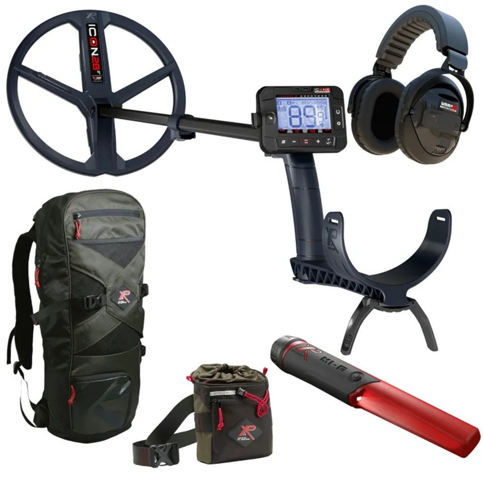 XP Metal Detectors Metalldetektor XP Icon X Adventure Paket, Komplettset, findet Metall Bild 2