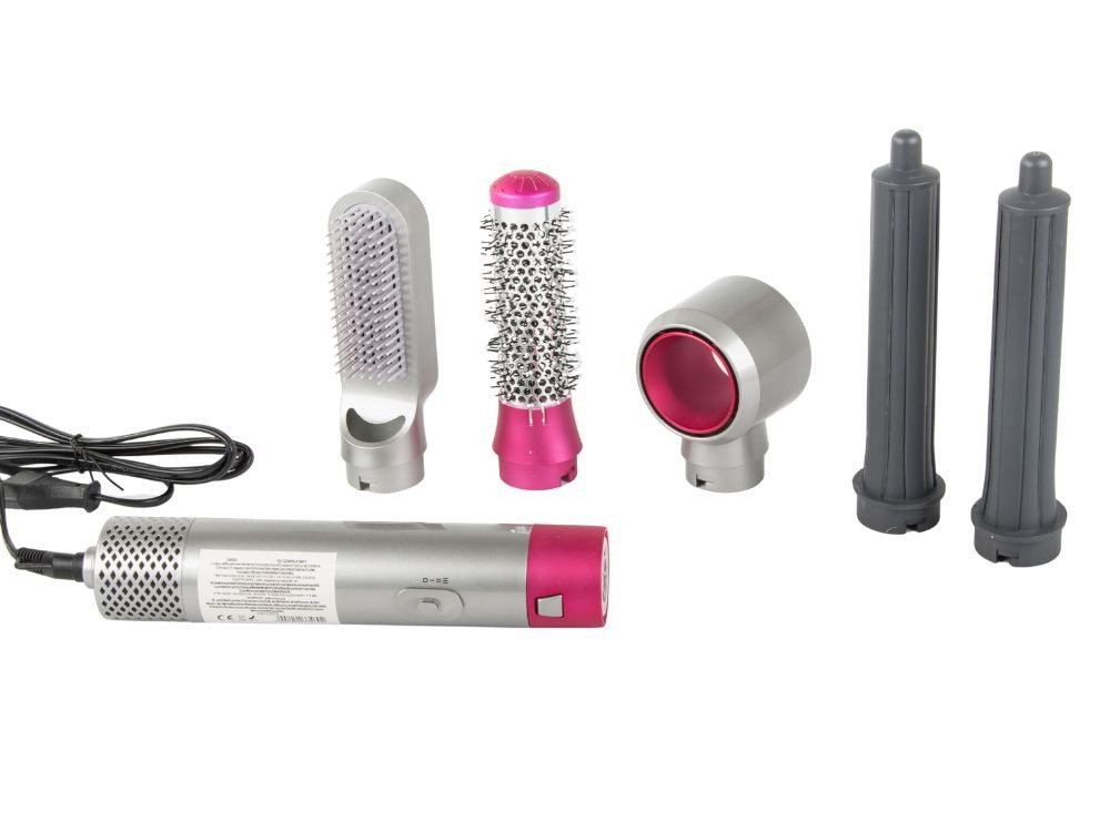 VERK GROUP Multihaarstyler Heißluftbürste 5-teilig, Schnelles Styling, austauschbare Aufsätze, für alle Haartypen