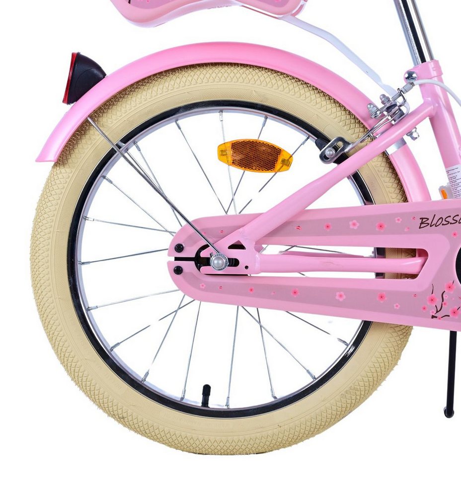 T&Y Trade Kinderfahrrad 18 Zoll Kinder Mädchen Fahrrad Mädchenfahrrad Rad Bike Blossom 31841, 1 Gang, Korb, Seitenständer, Puppensitz Bild 4