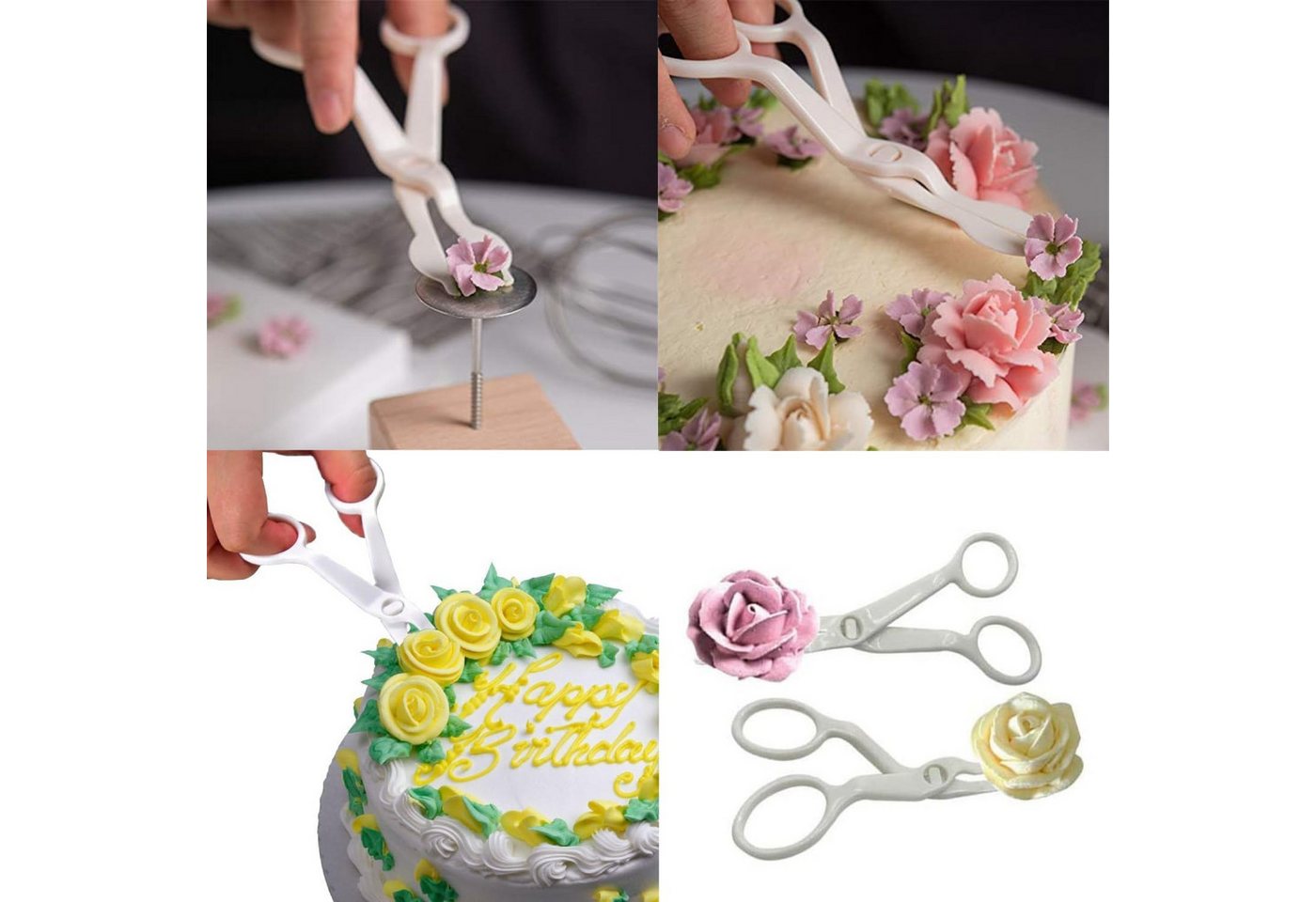 FELIXLEO Gemüseschneider 13tlg Modellierwerkzeug für Fondant Kuchenschaber