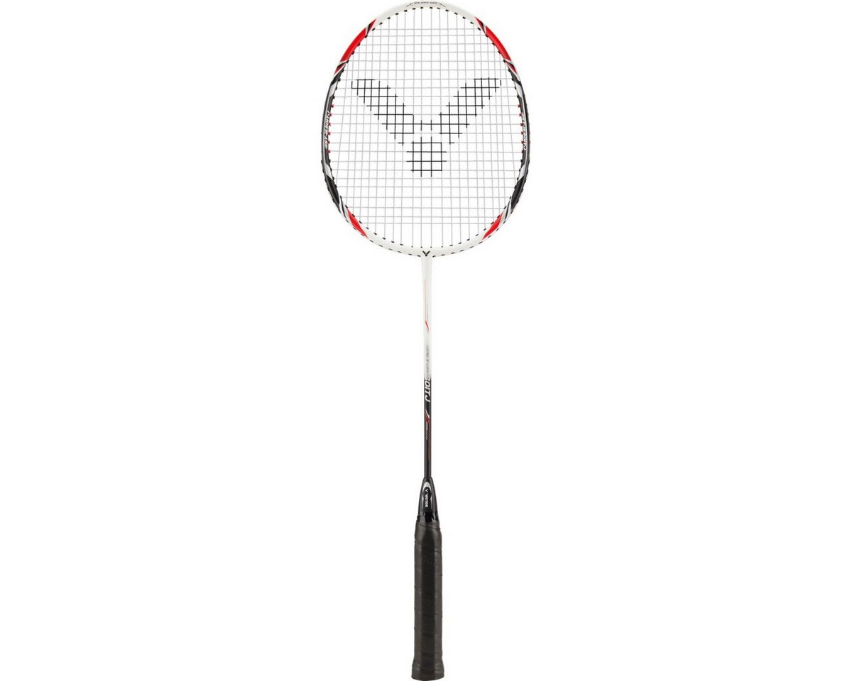 VICTOR Badmintonschläger ST1680 ITJ Stahl (115g, One-Peace-Optic) weiss - besaitet