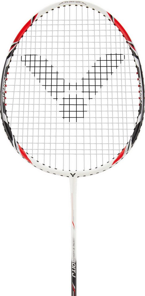 VICTOR Badmintonschläger ST1680 ITJ Stahl (115g, One-Peace-Optic) weiss - besaitet Bild 2