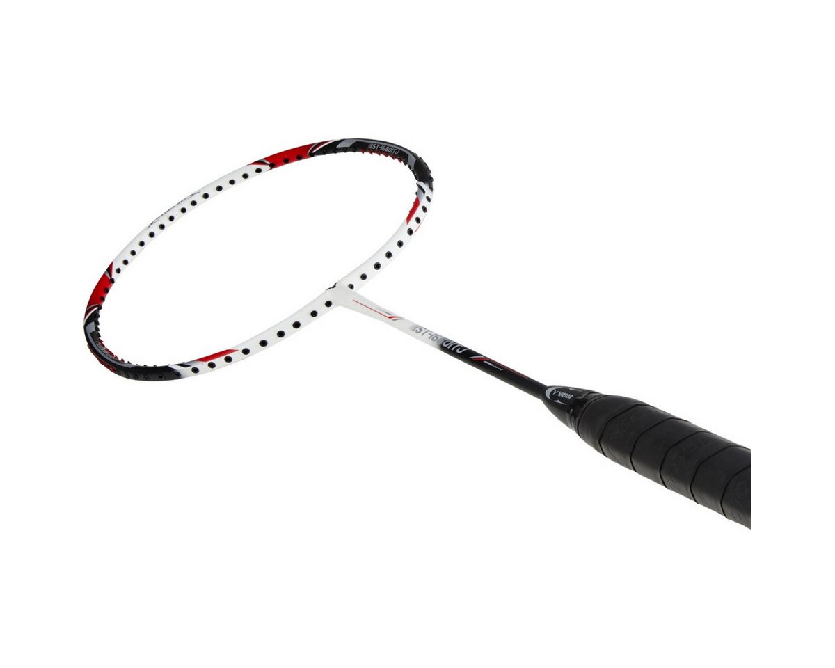 VICTOR Badmintonschläger ST1680 ITJ Stahl (115g, One-Peace-Optic) weiss - besaitet Bild 4