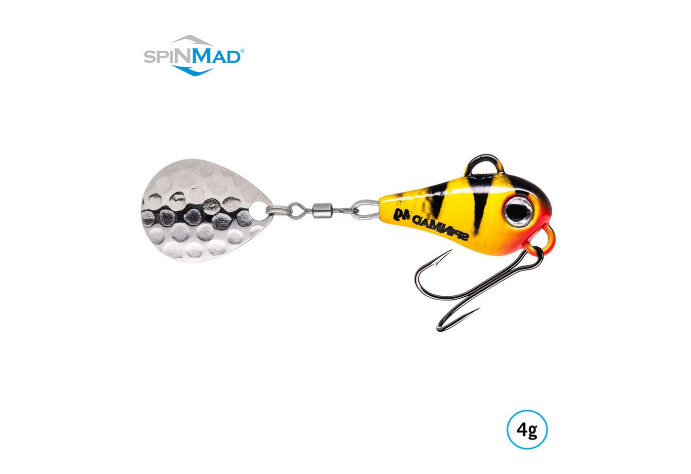 SpinMad Kunstköder, SpinMad Originals Lemon Tiger 4,0g Jig Spinner Bild 2