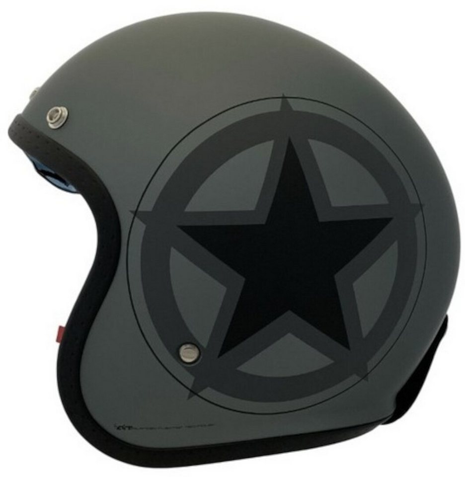 Apex Motorradhelm JI100 Star Jethelm, Antifog Beschichtet,geeignet Für Brillenträger,vorbereitet Pinloc Bild 2