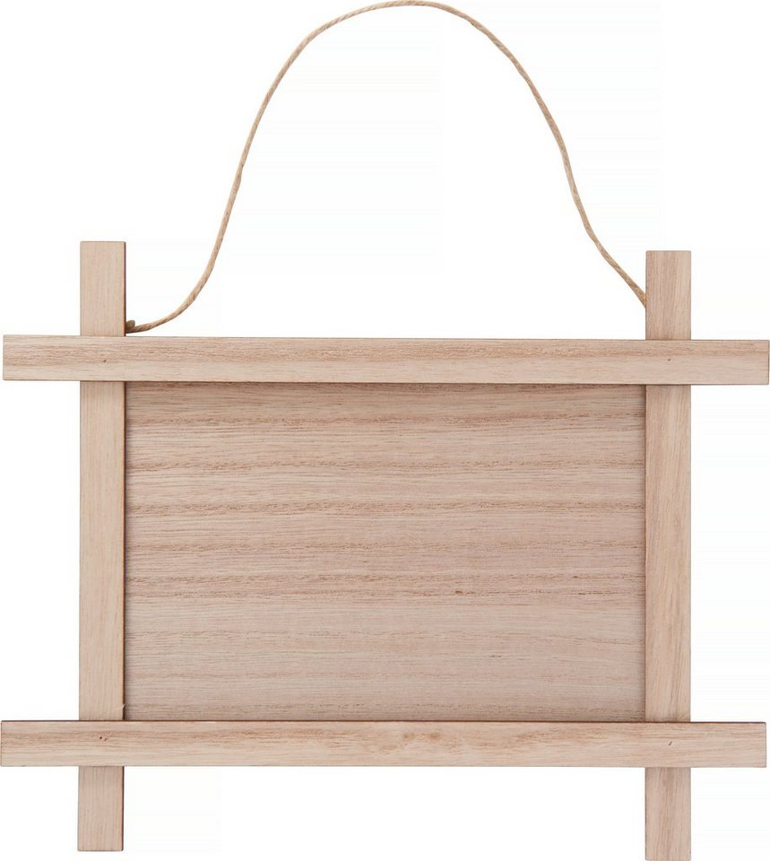 VBS Hinweisschild Holz-Schild, 24,8 cm x 20 cm