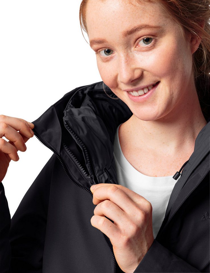 VAUDE 3-in-1-Funktionsparka WOMEN'S ANNECY 3IN1 COAT III (2-St) mit Daunen- und Federfüllung, wasserdicht und winddicht