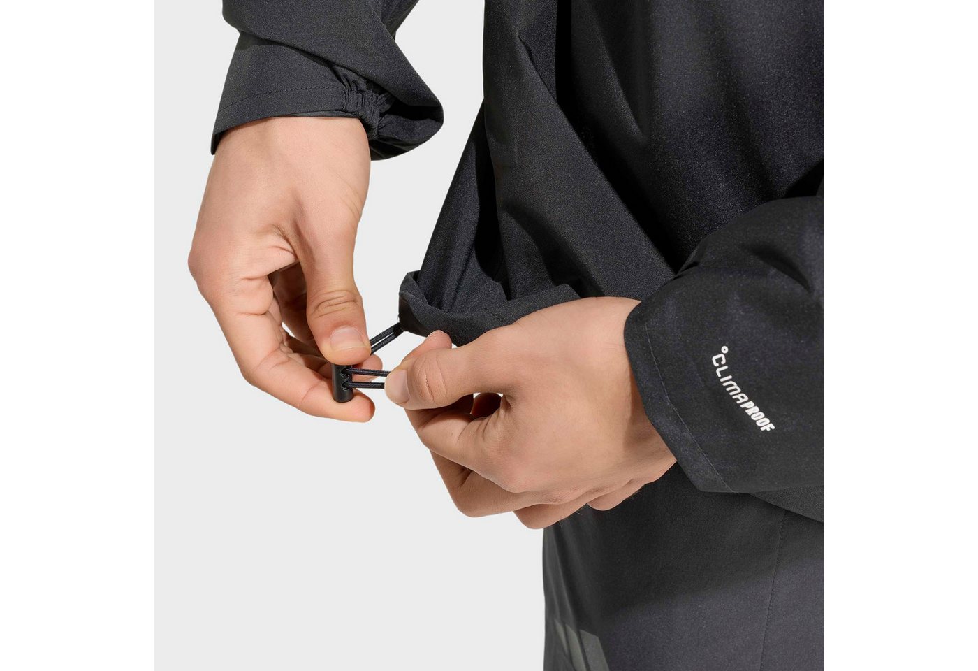 adidas TERREX Outdoorjacke MULTI ESSENTIALS 2 LAYER RAIN T sportlicher Stil, mit Climaproof® Technologie, aus Polyester
