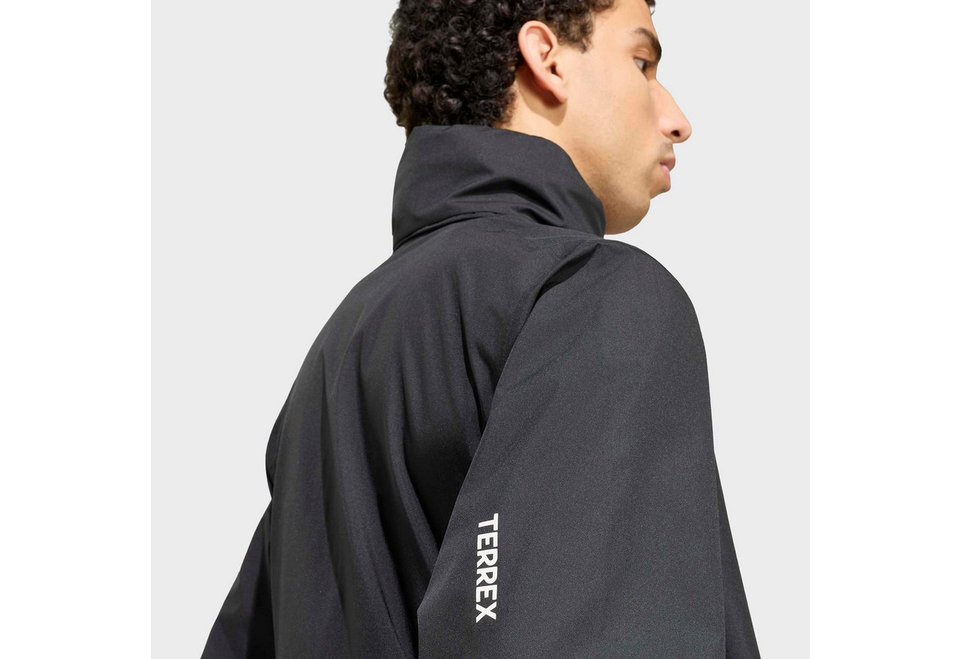 adidas TERREX Outdoorjacke MULTI ESSENTIALS 2 LAYER RAIN T sportlicher Stil, mit Climaproof® Technologie, aus Polyester Bild 3