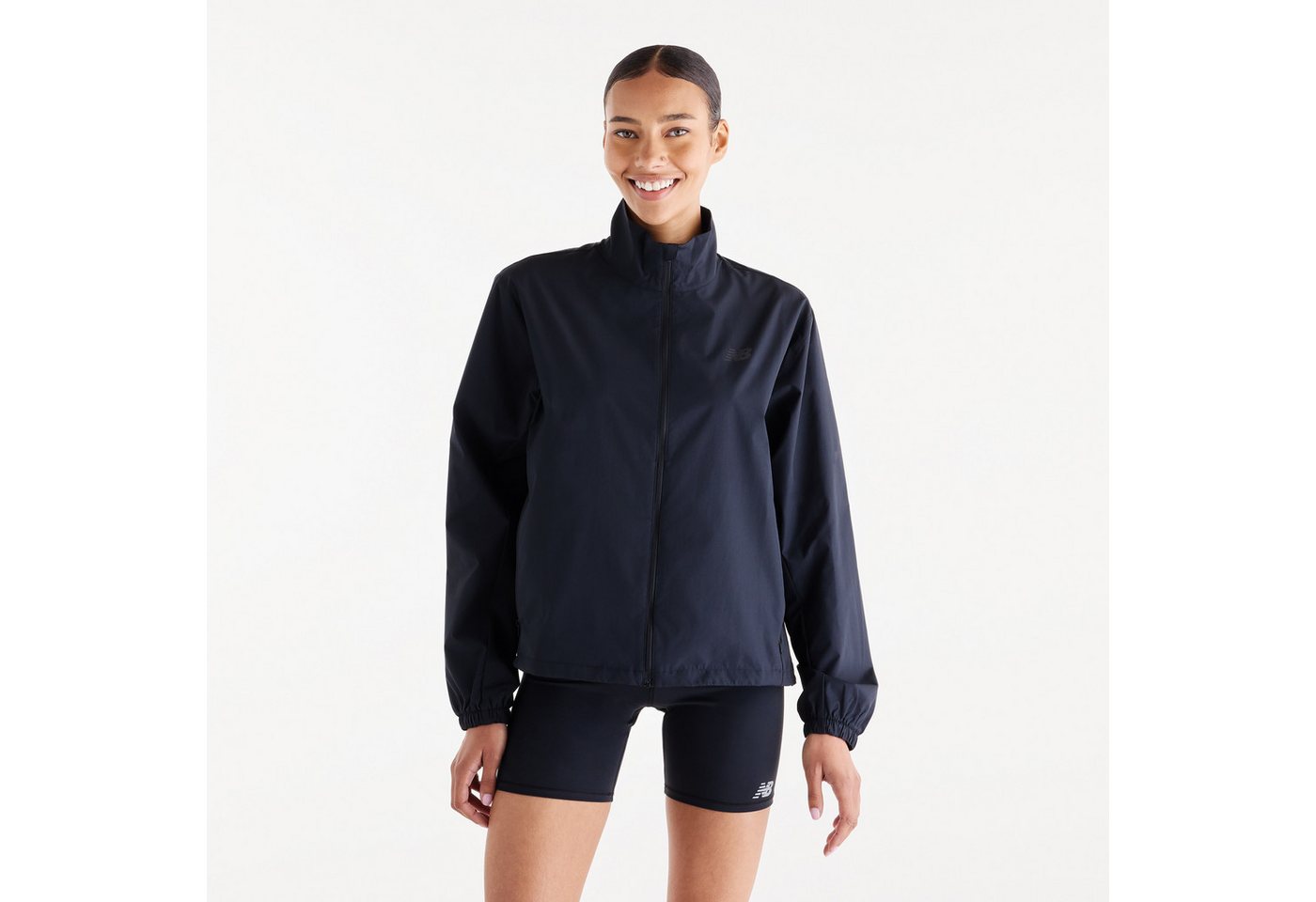 New Balance Laufjacke FAST DAYS GRAPHIC JACKET sportlicher Stil, aus Polyester, US-Größe L
