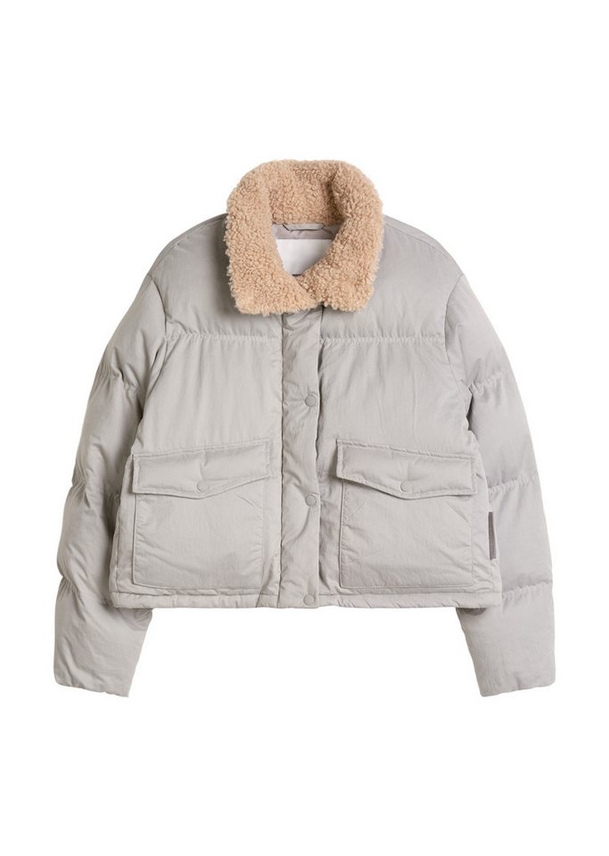Marc O'Polo DENIM Outdoorjacke regular mit weichem Teddyplüschkragen Bild 3