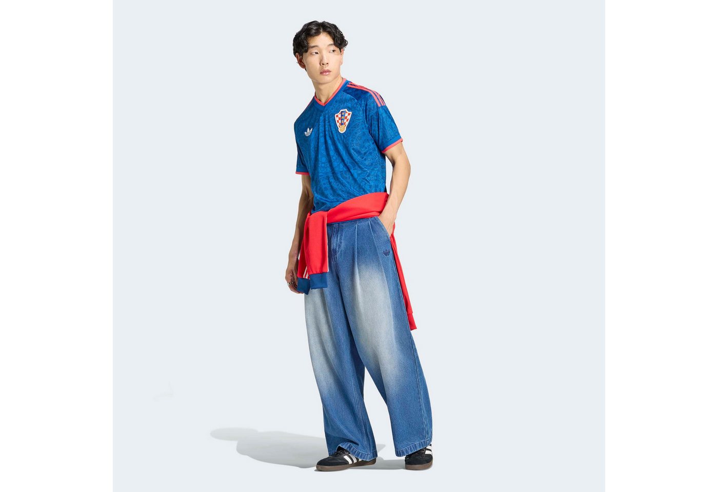 adidas Performance Fußballtrikot KROATIEN 26 AUSWÄRTSTRIKOT mit Climacool Technologie, aus Polyester, mit V-Ausschnitt Bild 3