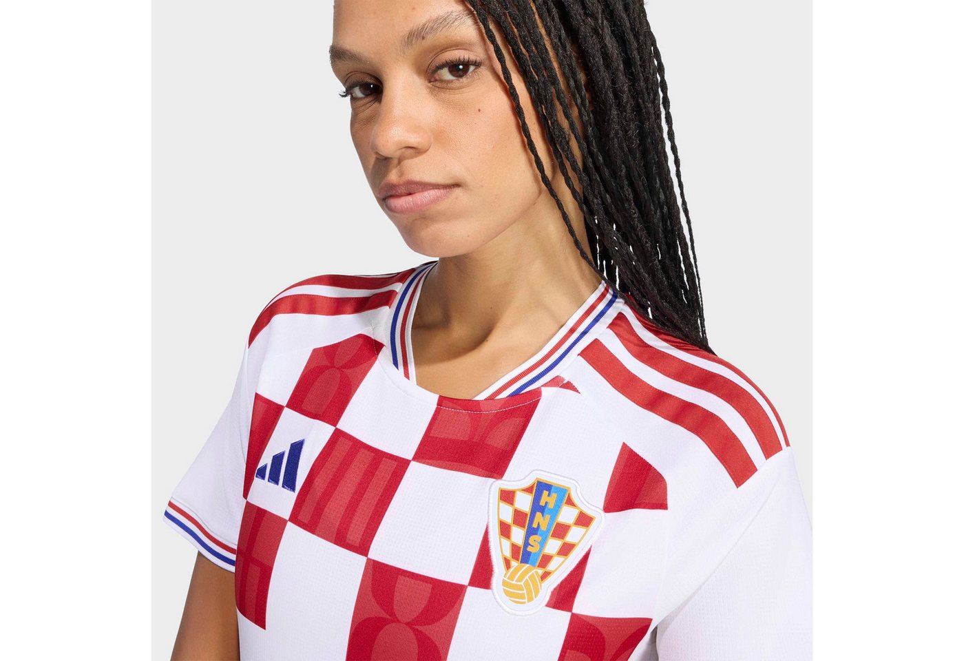 adidas Performance Fußballtrikot KROATIEN 26 HEIMTRIKOT mit Climacool® Technologie, schnell trocknendes Doubleknit-Material Bild 2