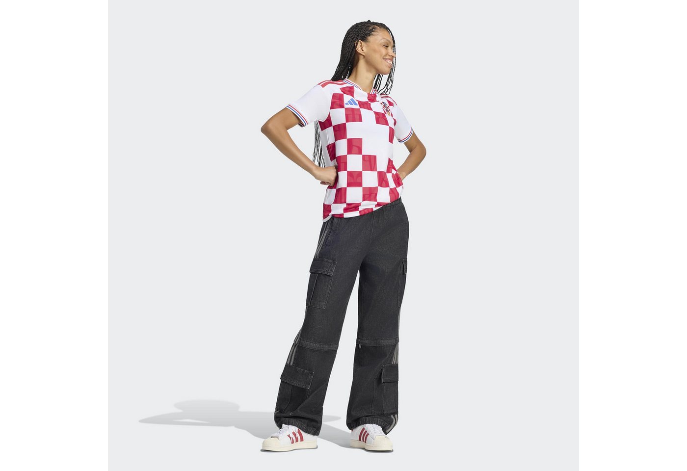 adidas Performance Fußballtrikot KROATIEN 26 HEIMTRIKOT mit Climacool® Technologie, schnell trocknendes Doubleknit-Material Bild 4
