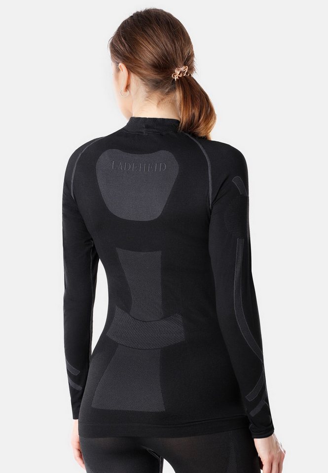Ladeheid Funktionsunterhemd Damen Funktionsunterwäsche langarm Shirt Thermoaktiv LAGI004