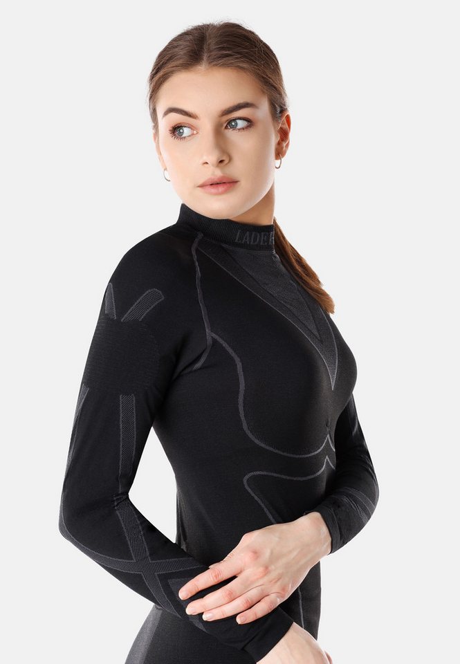 Ladeheid Funktionsunterhemd Damen Funktionsunterwäsche langarm Shirt Thermoaktiv LAGI004 Bild 3