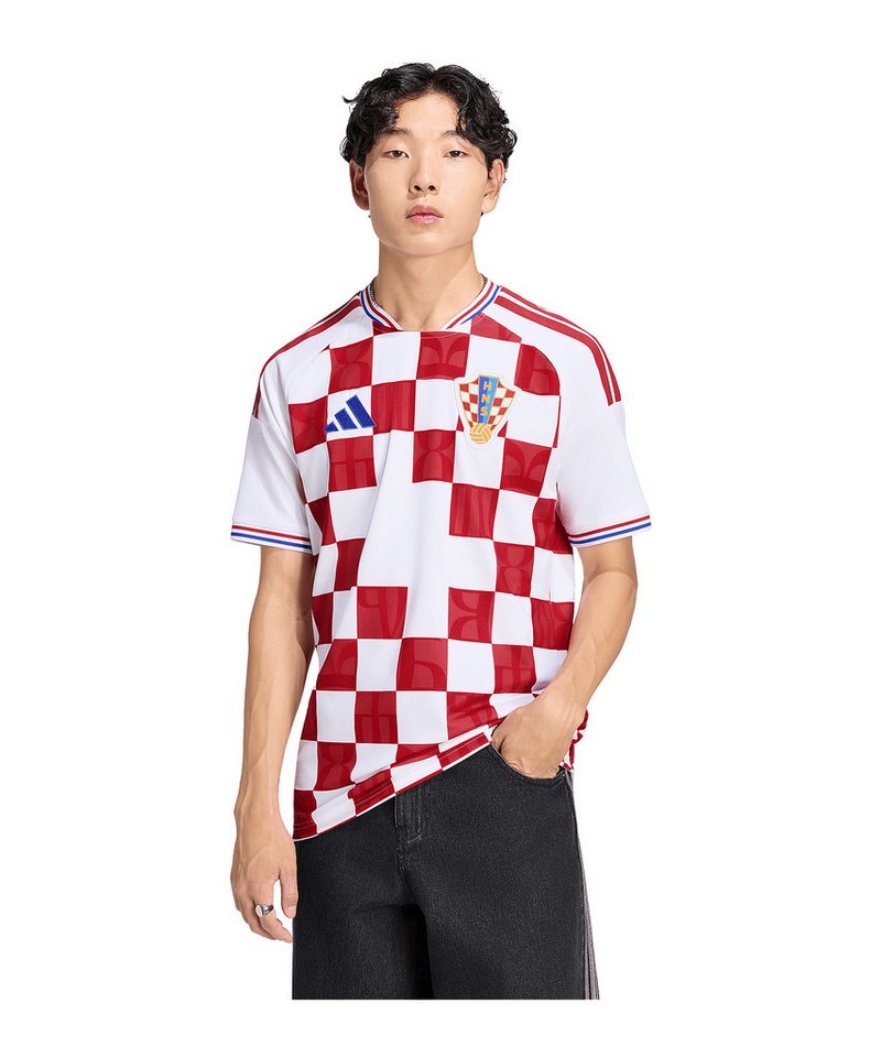 adidas Performance Fußballtrikot adidas Performance Kroatien Trikot Home 2026 Weiß Teamsport Bild 4