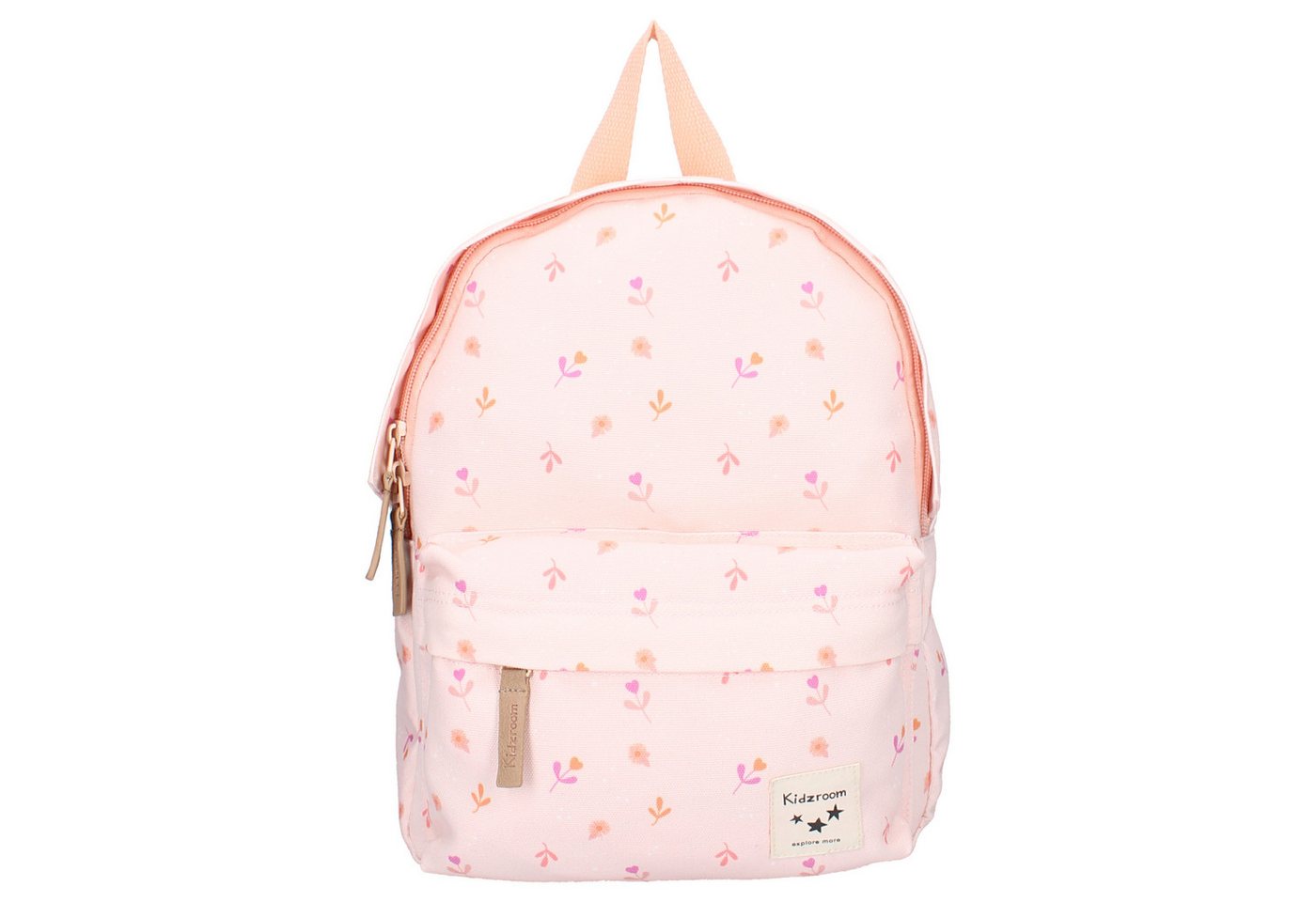 Kidzroom Kinderrucksack Rucksack – Rosa mit fröhlichem Print für Schule und Freizeit