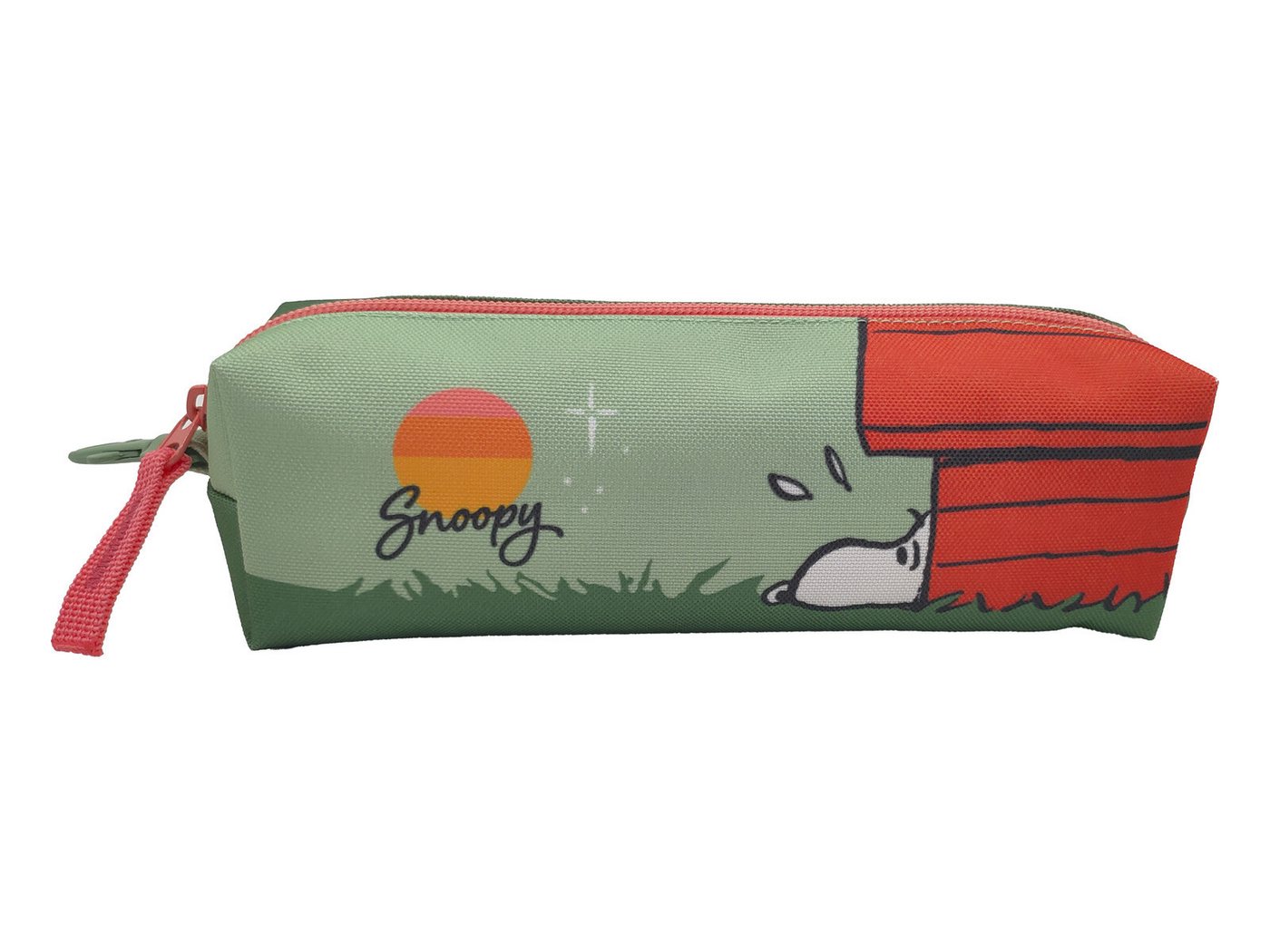 Snoopy Kinderrucksack Schulset 3 tlg Trolley Rucksack Etui Lunchbag Schule 43 cm (3-tlg) Bild 2